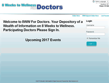 Tablet Screenshot of 8wwfordoctors.com